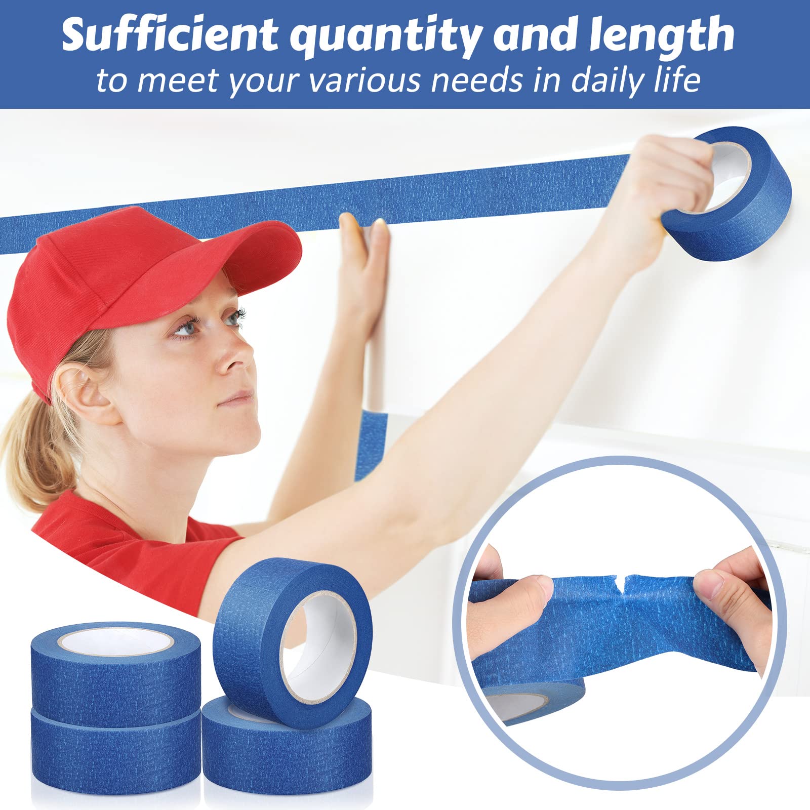 Blue Masking Tape Application